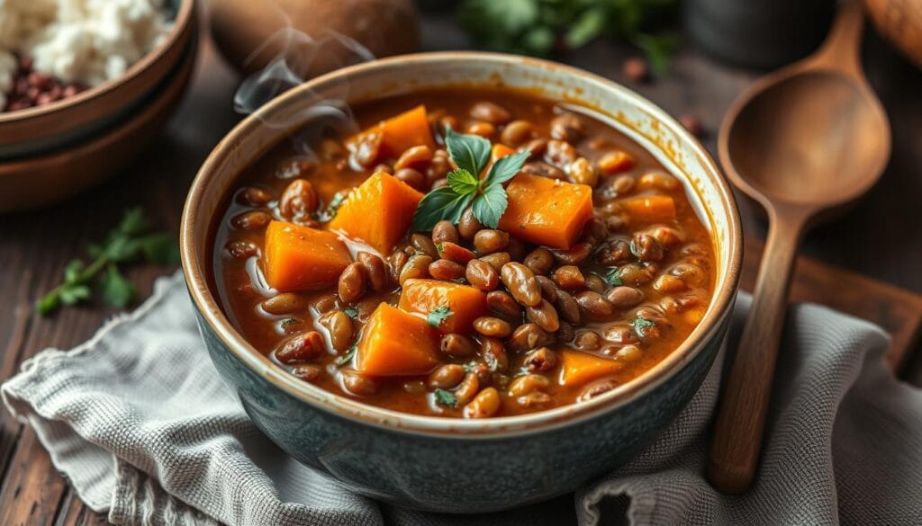 Spiced Lentil and Sweet Potato