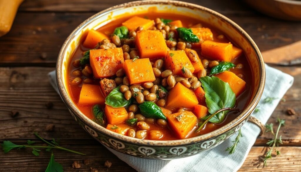 Spiced Lentil and Sweet Potato