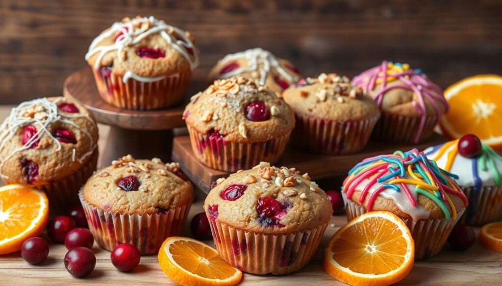 Festive Cranberry Orange Muffins