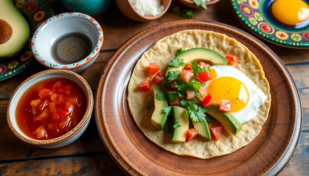 Avocado and Egg Tortilla